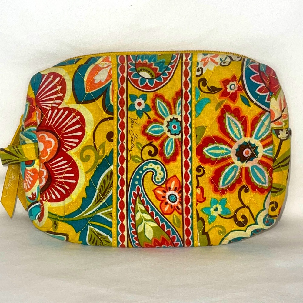 Vera Bradley Provencal Cosmetic Makeup Bag
